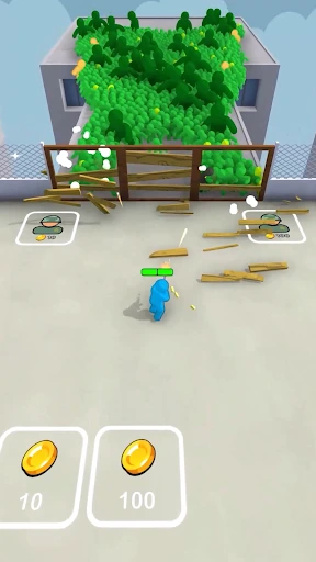 Gameplay screenshot 1 from Zombie Defense: War Z Survival - Arcade game